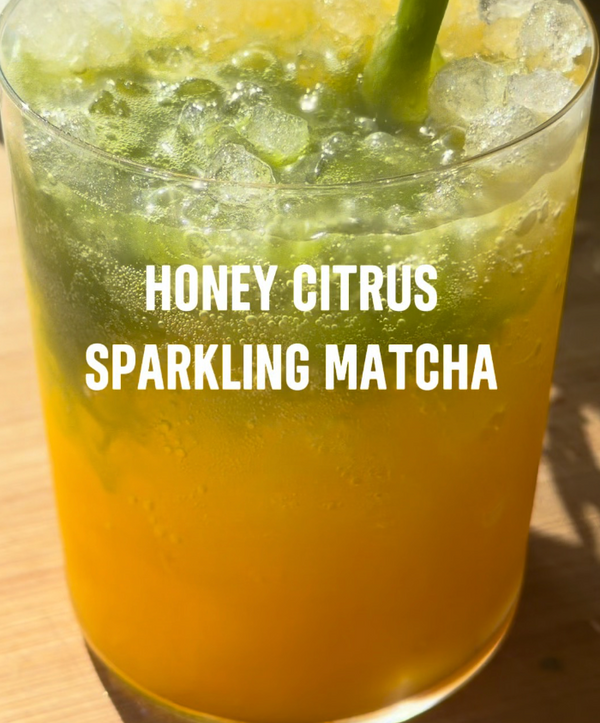 Honey Citrus Sparkling Matcha Recipe