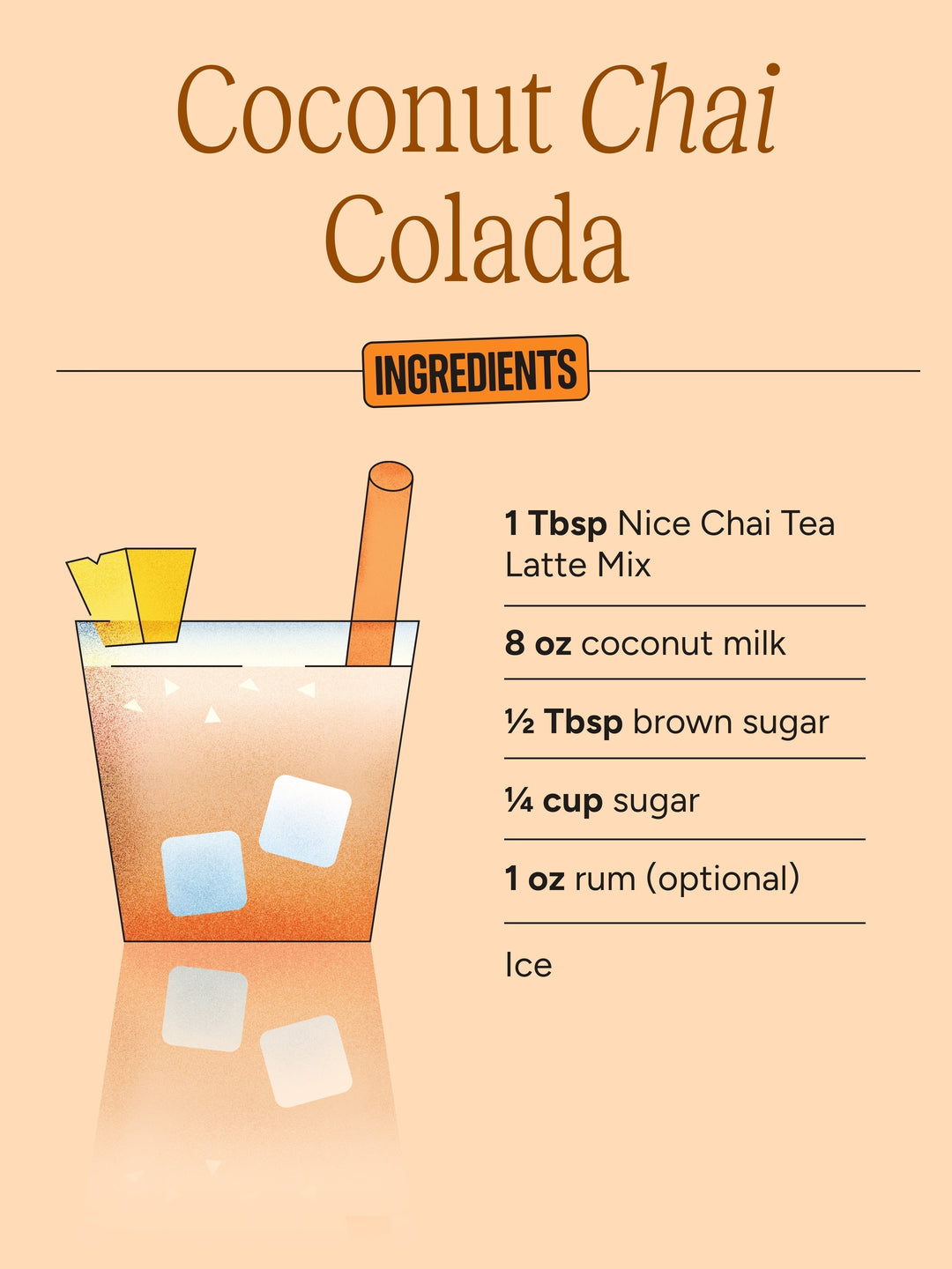 Coconut Chai-Colada Recipe