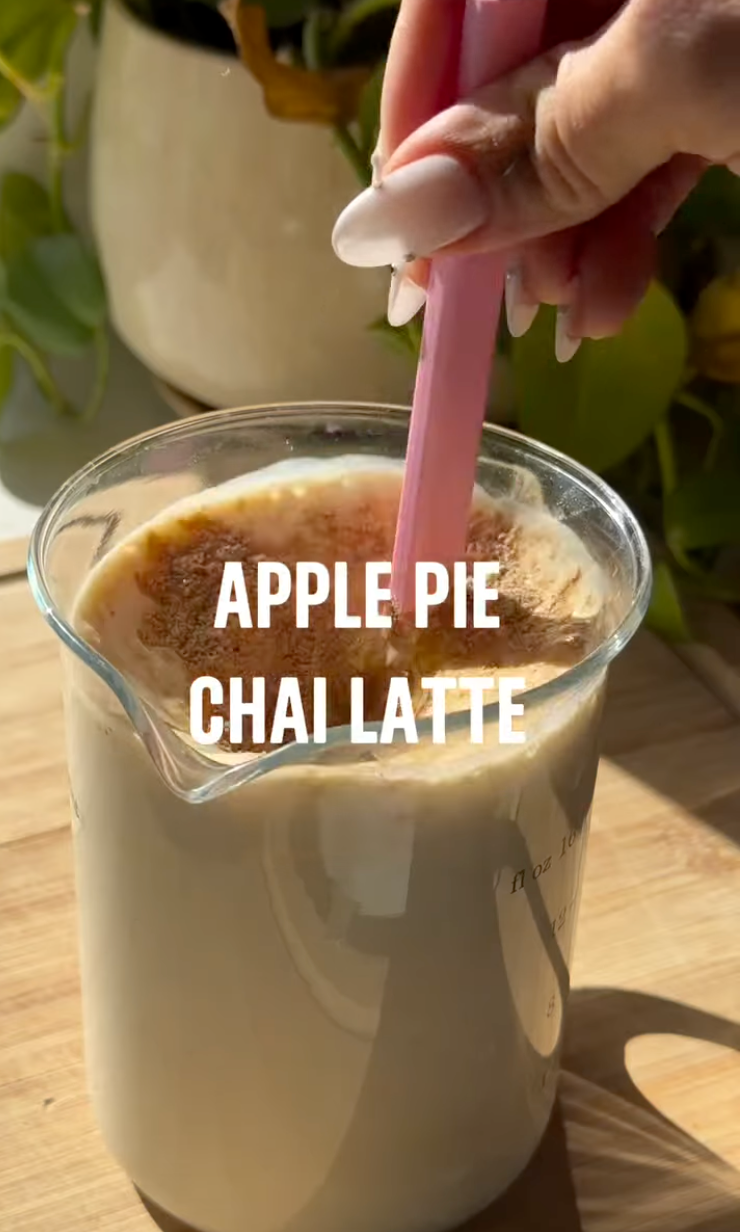 Apple Pie Chai Tea Latte Recipe
