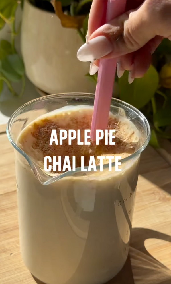 Apple Pie Chai Tea Latte Recipe