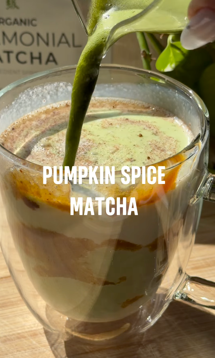 Pumpkin Spice Matcha Latte Recipe