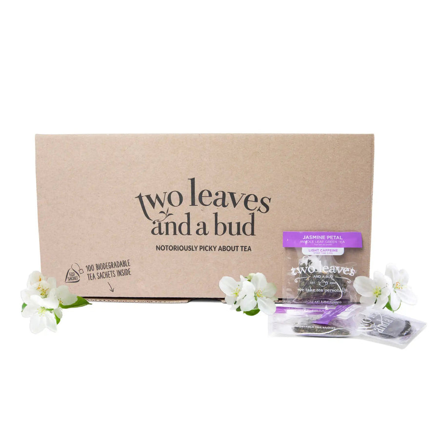 Two Leaves and a Bud Organic Jasmine Petal Green Tea