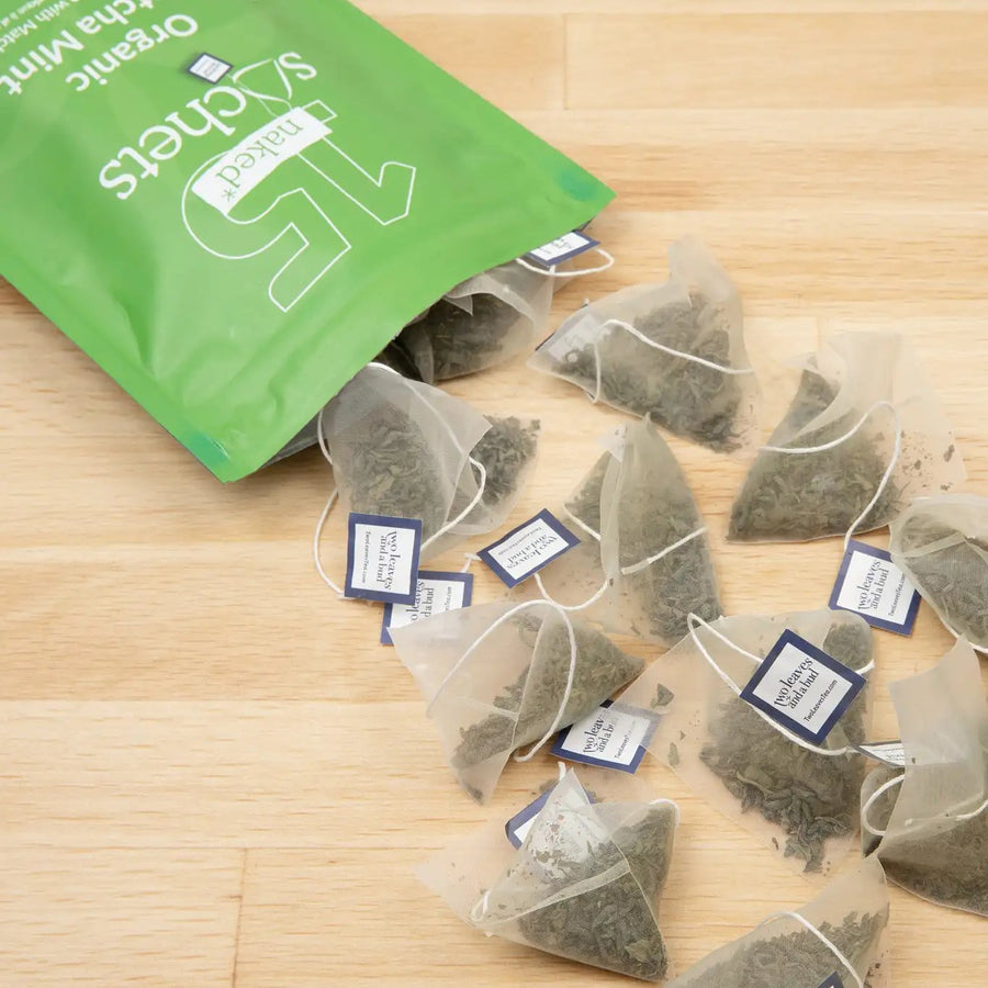 Two Leaves and a Bud Organic Matcha Mint Naked Tea