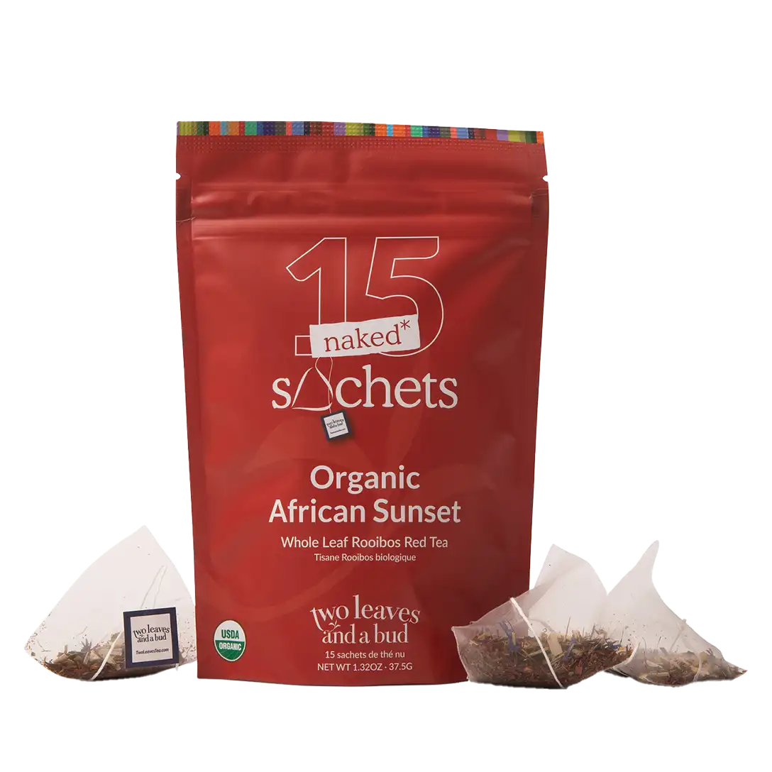 Organic African Sunset Tea Sachets | Two Leaves and a Bud