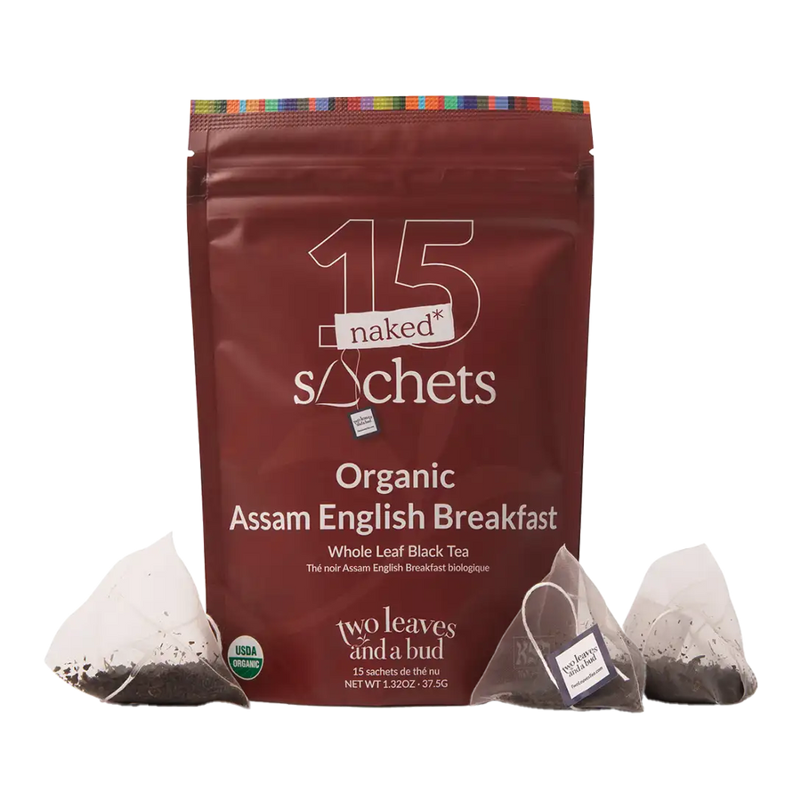 Two Leaves and a Bud Organic Assam English Breakfast Naked Tea