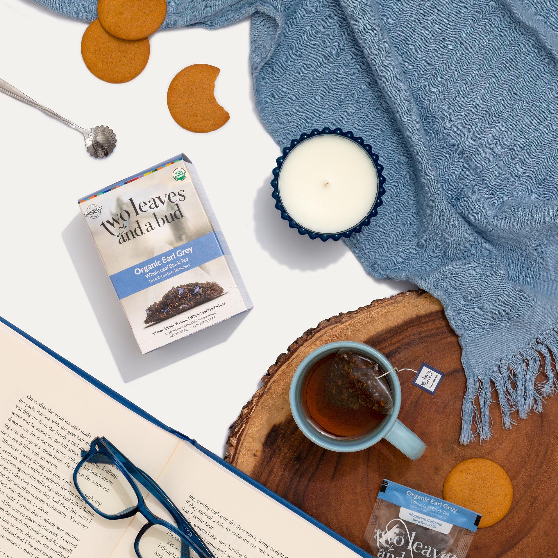 Organic Earl Grey Tea | Two Leaves and a Bud