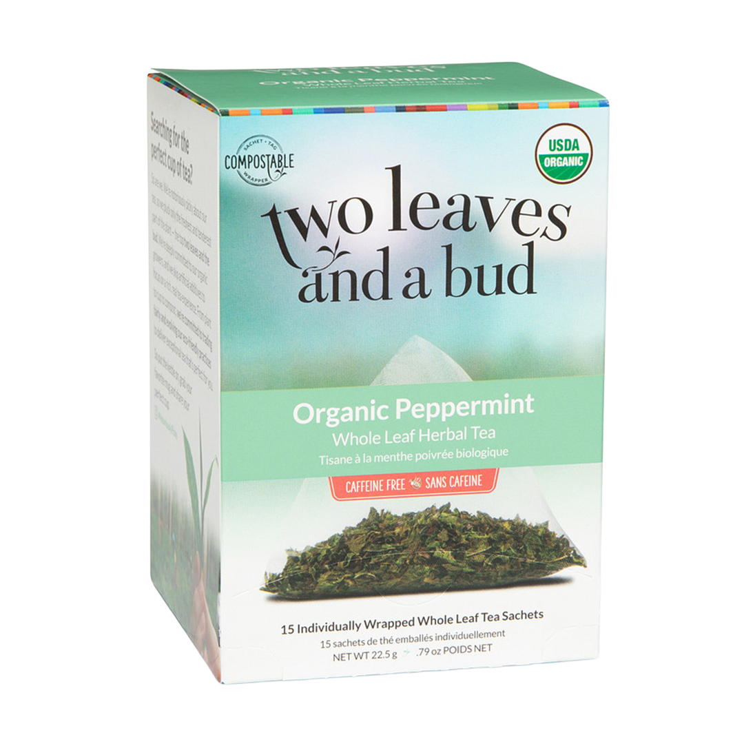 organic tobacco leaf tea Two Leaves & a Bud Peppermint Leaves Tea