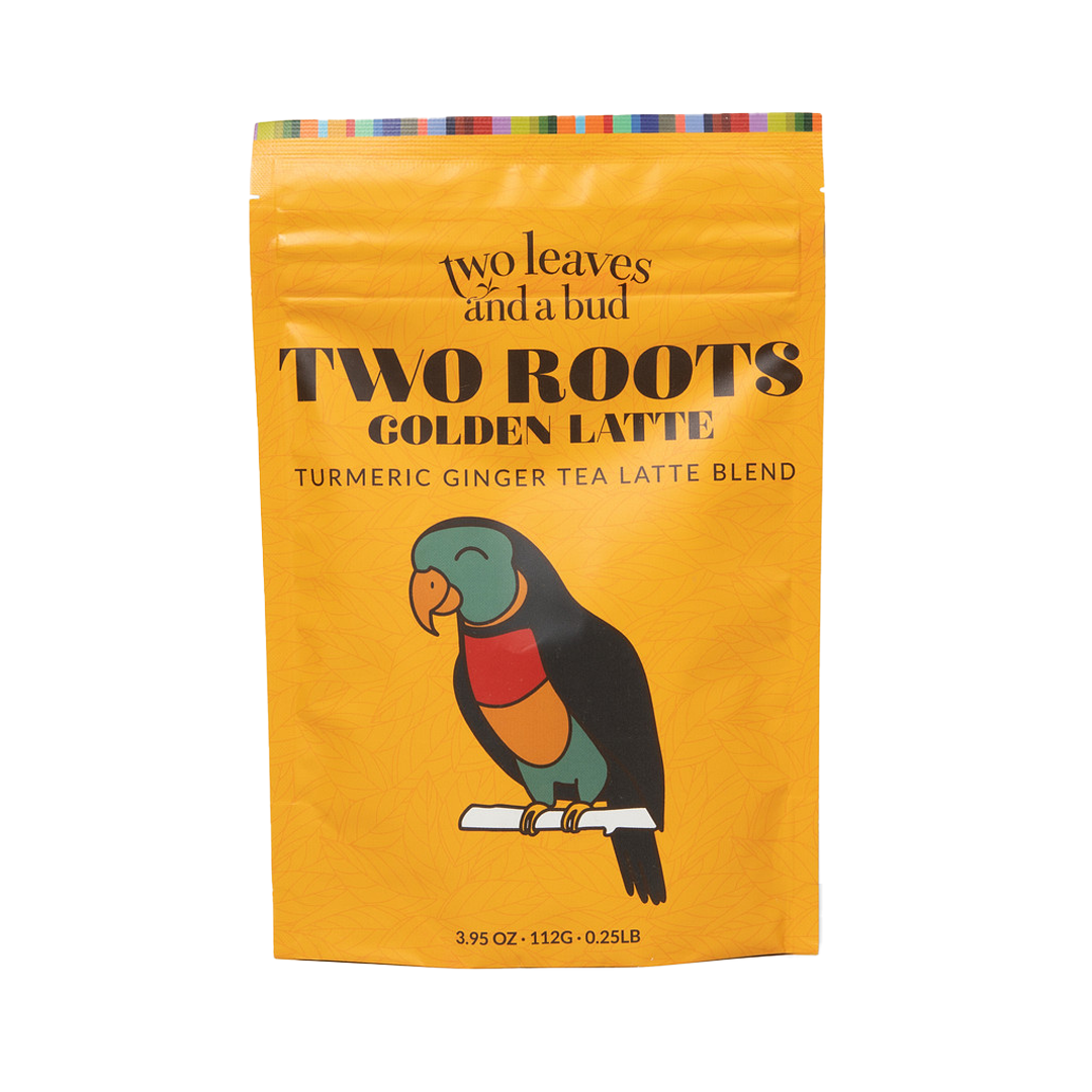 Two Roots Turmeric Ginger Latte Mix | Two Leaves and a Bud