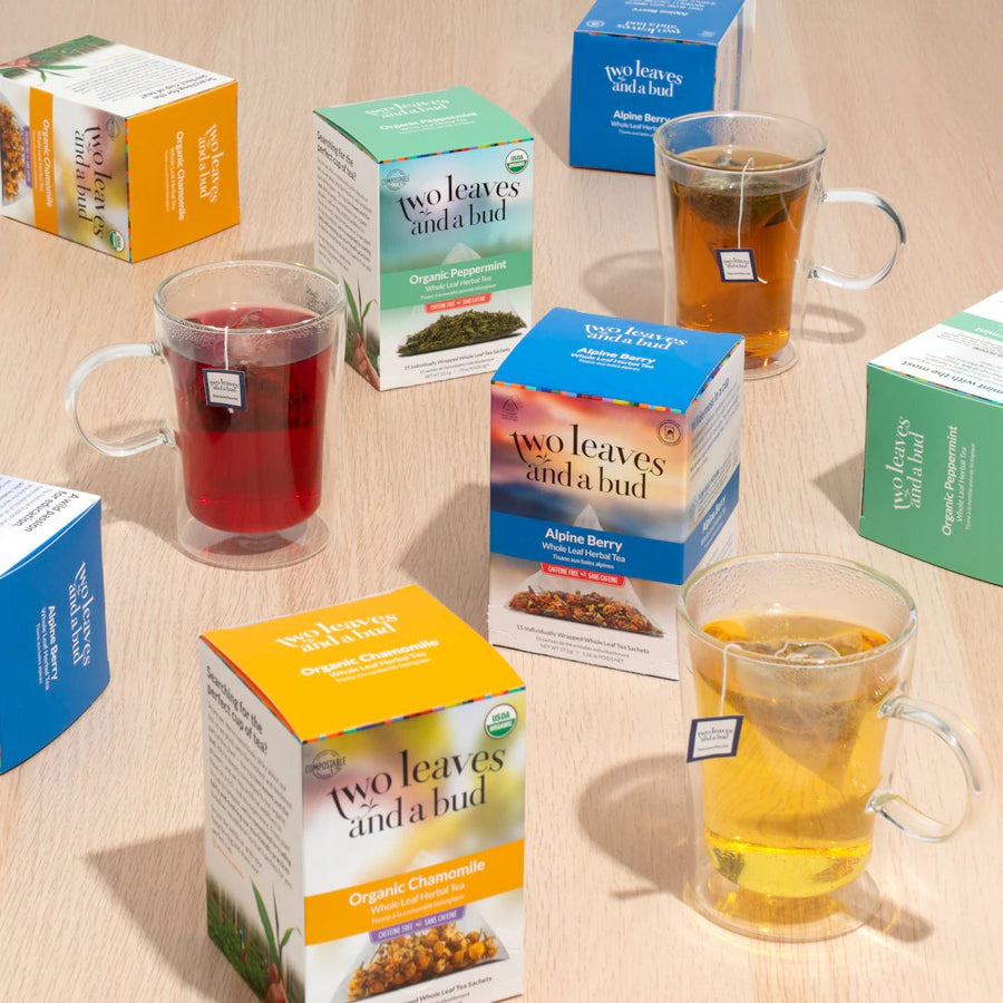Two Leaves and a Bud Herbal Tea Trio
