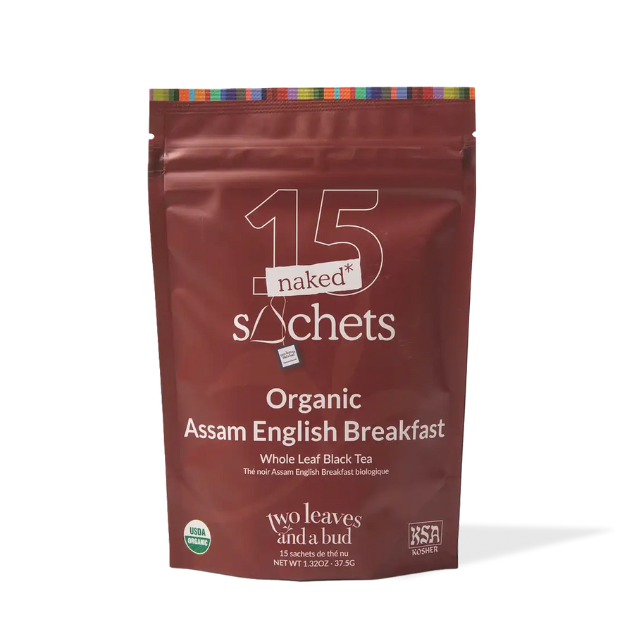 Two Leaves and a Bud Organic Assam English Breakfast Naked Tea