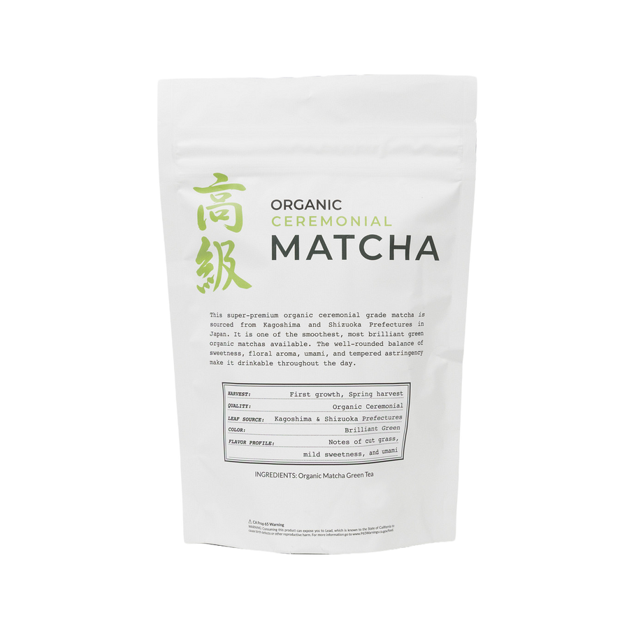 Organic Ceremonial Matcha Tea Single-Serve Sticks