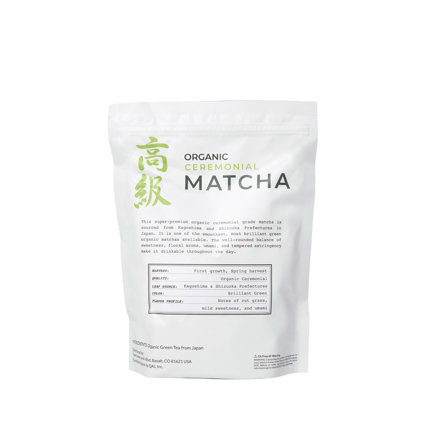 Organic Ceremonial Matcha Tea Single-Serve Sticks