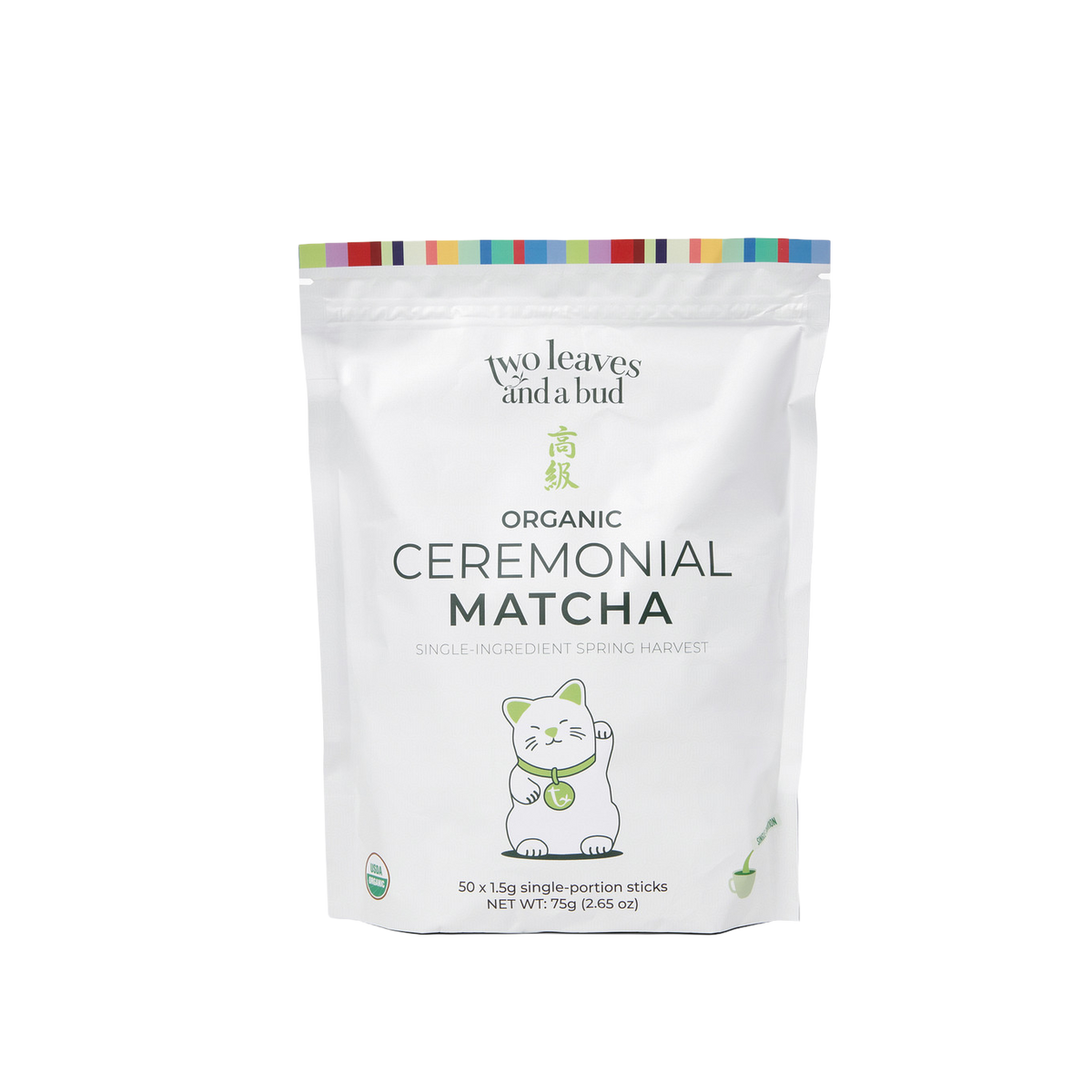 Ceremonial Matcha Tea Single Serve Sticks | Two Leaves and a Bud