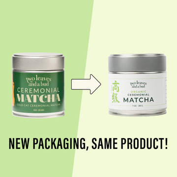 Ceremonial Grade Matcha Tin | Two Leaves and a Bud