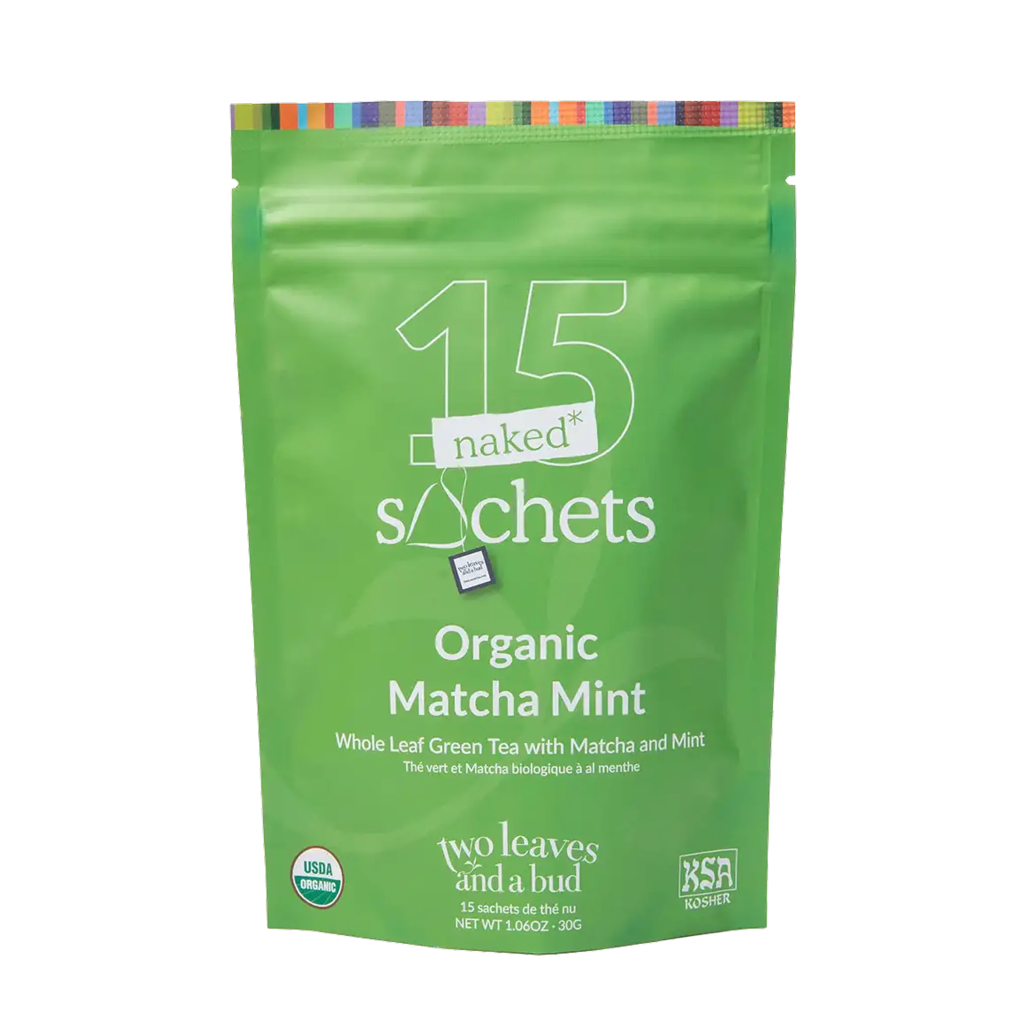 Organic Matcha Mint - 15 Naked Tea Sachets